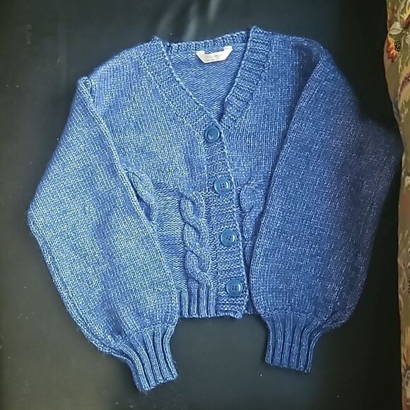 BELLE DU JOUR GIRLS CARDIGAN SWEATER S - Picture 1 of 6